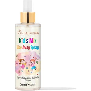Onka Farma Kidsmix Bit Sirke Spreyi 200 ml Doğal Koruyucu Içermez Okula Kışa Hazırlık Lice Spray