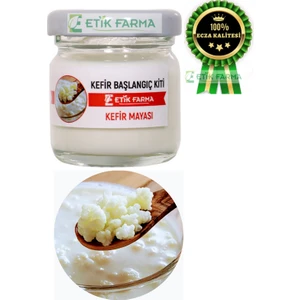 Etik-Farma Özel Üretim ORGANİK Kafkas Süt Kefir Mayası Mini Başlangıç Kiti