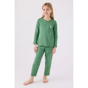 U.S. Polo Assn. Kız Çocuk Çam Pijama Takımı