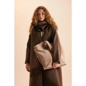 Kadın Maksi Süet Omuz Çantası E3907AXNS