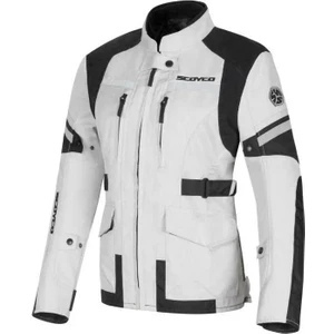 JK122W Korumalı Kadın Motosiklet Montu Beyaz