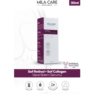 Mila Care Anti-Aging Retinol Collagen Gece Serumu Kırışıklık ve Leke Karşıtı 30 ml