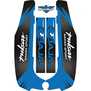 Bajaj NS200 Şase Mavi Sticker Etiket Modeli