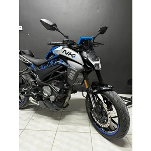 Cf Moto Nk 250 Duman Orta Sticker Etiket Modeli Mavi