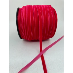 Paşateks Since 1995 1 cm Düz Kadife-Kırmızı-5 Metre-Yılbaşı Paket Süslemede-Çam Ağacı Süslemede