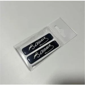 Kemal Atatürk Imzalı Siyah Damla Sticket Etiket Modeli