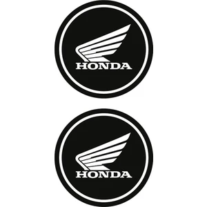 Honda Siyah Beyaz Koruma Takozu Damla Sticker Modeli
