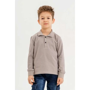 Gold Class Kidswear Gömlek Yaka Erkek Çocuk Sweatshirt