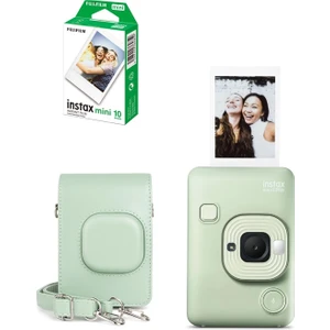 Instax Mini Liplay Hybrid Fotoğraf Makinesi 10'lu Film Liplay Uyumlu Çantalı Set