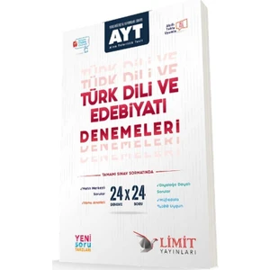 Limit Yayınları AYT 24' Lü Türk Dili ve Edebiyatı Denemeleri