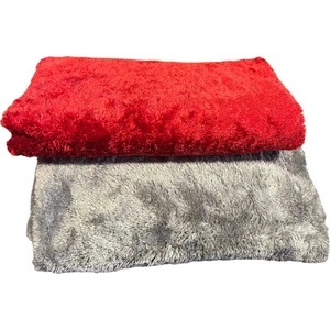 Parlak Lazerli, Kırmızı&gri Kaporta Bezi 50X70 cm (A10-7050-500LS)