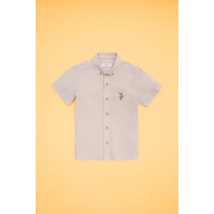 U.S. Polo Assn. Erkek Çocuk Taş Gömlek Kısa Kollu 50262967-VR049