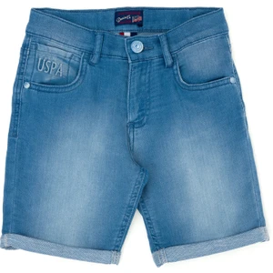 U.S. Polo Assn. Erkek Çocuk Mavi Şort (Jean) 50268859-DN0022