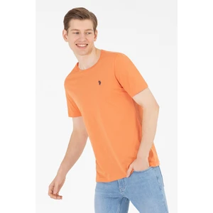 U.S. Polo Assn. Erkek Kiremit Tişört Basic 50262974-VR031