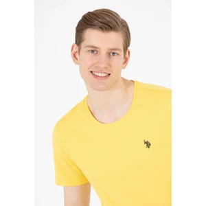 U.S. Polo Assn. Erkek Koyu Sarı Tişört Basic 50262974-VR094