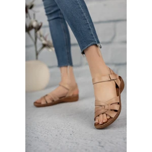Kadın Sandalet Ortopedik Tasarım Hakiki Deri Rahat Taban Şık ve Kullanışlı