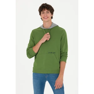 U.S. Polo Assn. Erkek Yeşil Sweatshirt 50276540-VR054