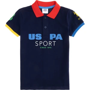 U.S. Polo Assn. Erkek Çocuk Lacivert Polo Yaka Tişört 50263262-VR033