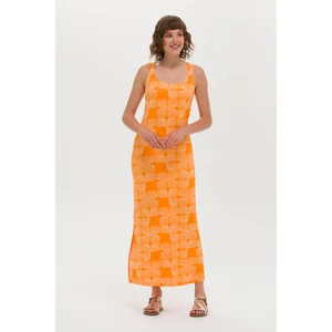U.S. Polo Assn. Kadın Turuncu Elbise (Örme) 50263155-VR051