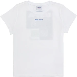 U.S. Polo Assn. Erkek Çocuk Beyaz Tişört 50263263-VR013