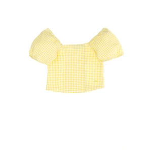 U.S. Polo Assn. Kız Çocuk Citron Gömlek Desenli 50264230-VR168
