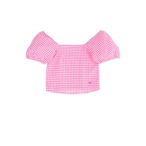 U.S. Polo Assn. Kız Çocuk Pembe Gömlek Desenli 50264230-VR041
