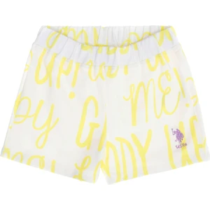 U.S. Polo Assn. Kız Çocuk Beyaz Şort (Örme) 50265382-VR013
