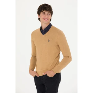U.S. Polo Assn. Erkek Kum Melanj Kazak /Triko 50275819-VR123