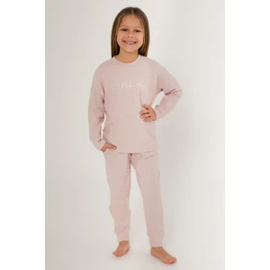 U.S. Polo Assn. Kız Çocuk Pembe Pijama Takım 50285867-VR041