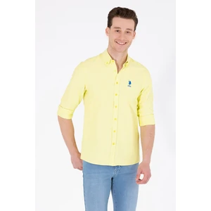U.S. Polo Assn. Erkek Citron Gömlek Basic 50262980-VR168