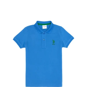 U.S. Polo Assn. Erkek Çocuk Saks Tişört Basic 50262958-VR045