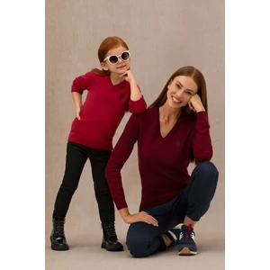 U.S. Polo Assn. Kız Çocuk Siyah Pantolon (Kanvas-Chino) 50272136-VR046