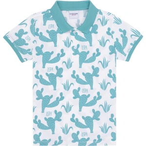 U.S. Polo Assn. Erkek Çocuk Mint Tişört 50263531-VR090