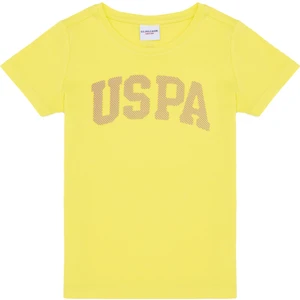 U.S. Polo Assn. Kız Çocuk Citron Tişört Basic 50264332-VR168