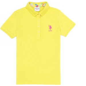 U.S. Polo Assn. Kız Çocuk Citron Tişört Basic 50265668-VR168