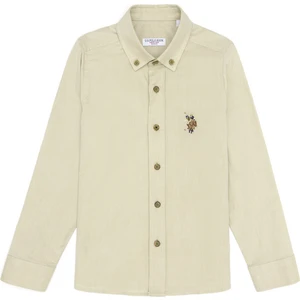 U.S. Polo Assn. Erkek Çocuk Koyu Haki Gömlek Basic 50263107-VR111