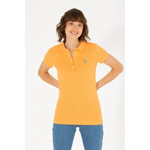 U.S. Polo Assn. Kadın Turuncu Tişört Basic 50262675-VR051