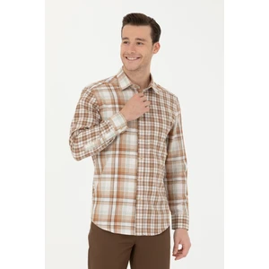 U.S. Polo Assn. Erkek Kum Gömlek Desenli 50279511-VR085