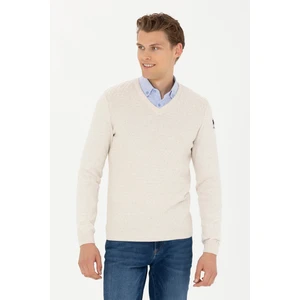 U.S. Polo Assn. Erkek Taş Melanj Kazak /Triko 50277090-VR225
