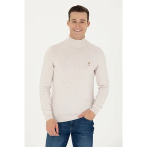 U.S. Polo Assn. Erkek Taş Melanj Kazak /Triko 50269007-VR225