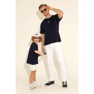 U.S. Polo Assn. Erkek Lacivert Tişört 50289221-VR033