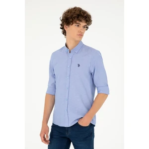 U.S. Polo Assn. Erkek Saks Gömlek Basic 50288629-VR045