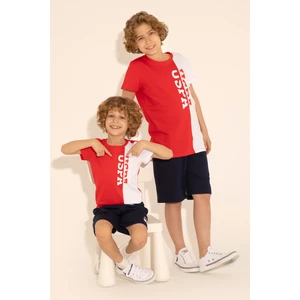 U.S. Polo Assn. Erkek Çocuk Kırmızı Tişört 50284889-VR030