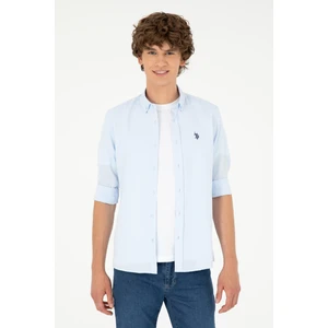 U.S. Polo Assn. Erkek Açık Mavi Gömlek Basic 50288629-VR003