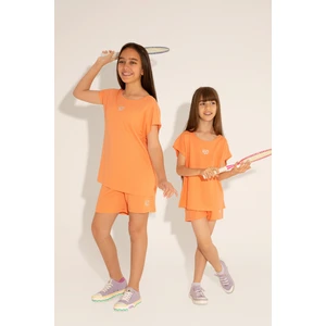 U.S. Polo Assn. Kız Çocuk Somon Şort (Örme) 50288132-VR047
