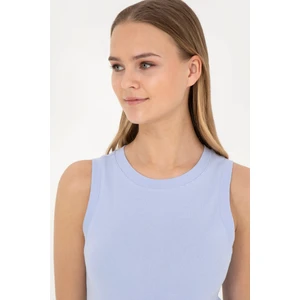 U.S. Polo Assn. Kadın Mavi T-Shirt 50285852-VR036