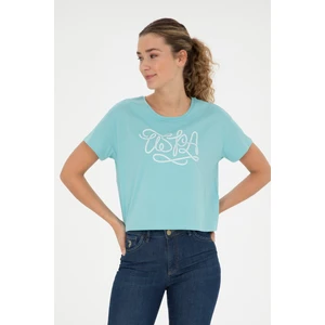 U.S. Polo Assn. Kadın Mint Tişört 50286053-VR090