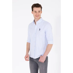U.S. Polo Assn. Erkek Açık Mavi Gömlek Basic 50262932-VR003