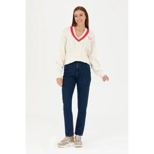 U.S. Polo Assn. Kadın Koyu Mavi Pantolon (Jean) 50272850-DN0023