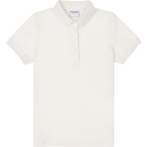 U.S. Polo Assn. Kız Çocuk Ekru Tişört Basic 50288501-VR019